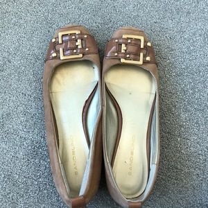 Bandolino Tan Suede Flats